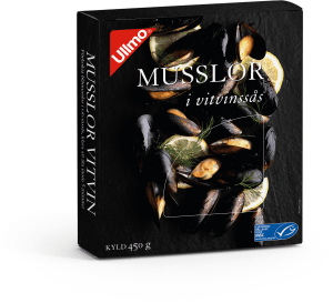 Musslor i vitvinssås