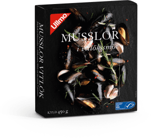 Musslor i vitlökssmör