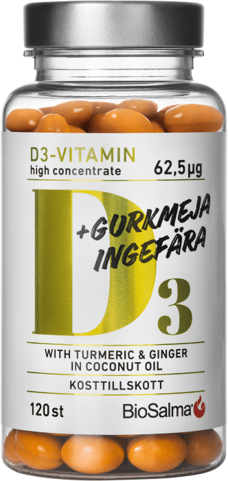 Vitamin D3 Gurkmeja Ingefära