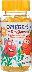 Omega 3 + D-Vitamin Tuggisar Barn