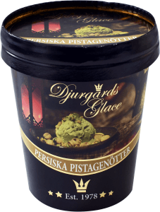 Gräddglass Pistage