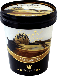 Gräddglass Saltlakrits