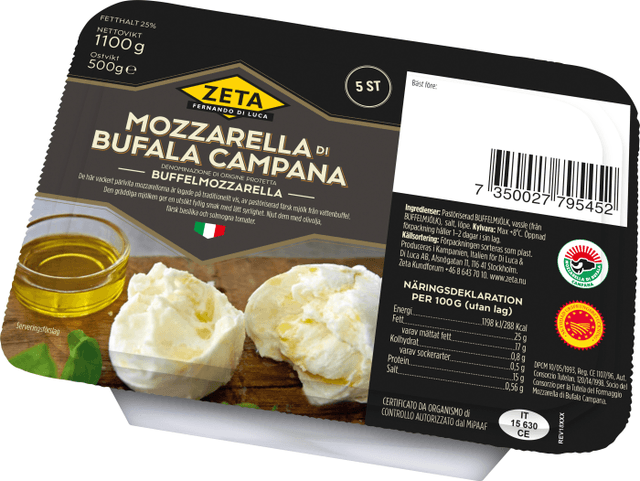 Mozzarella Di Bufala Campana 25%