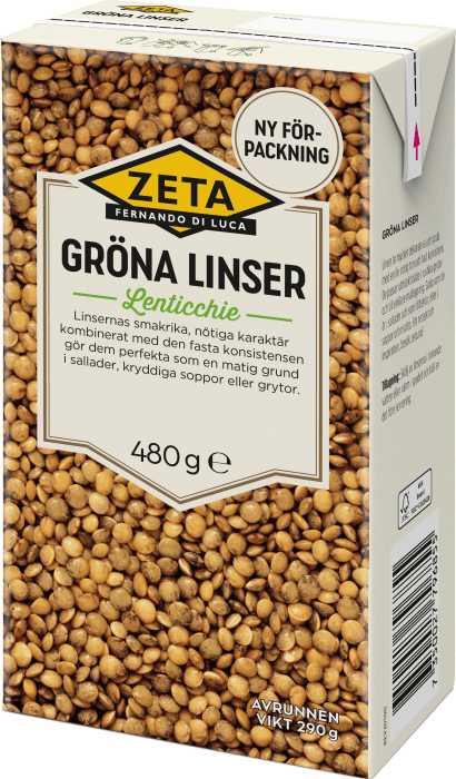 Gröna Linser Färdigkokta