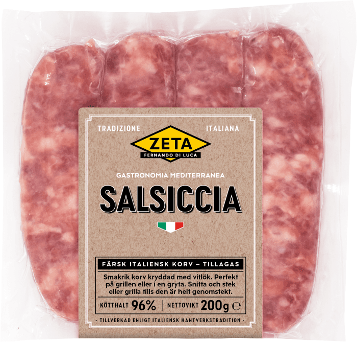 Färskkorv Salsiccia 96% Kötthalt