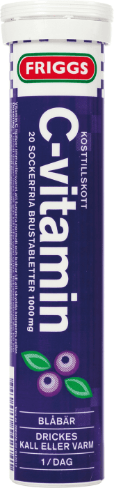 Brustablett C-vitamin Blåbär Sockerfri