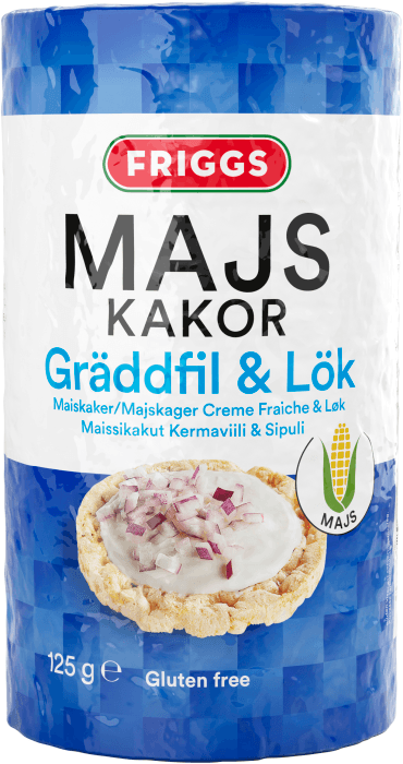 Majskakor Gräddfil & Lök