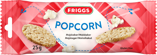 Majskakor Popcorn Snackpack Glutenfri