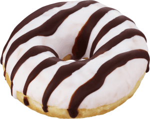 Minidonut White Choco Stripe