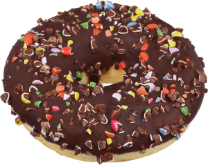 Donut crushed candy dark Bageri
