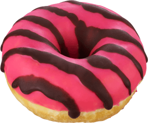 Minidonut Pink Choco Stripe