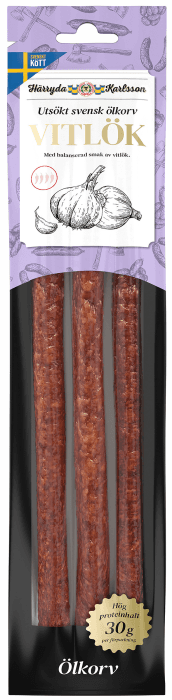 Ölkorv Vitlök