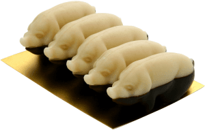 Julgris Marsipan 5-pack