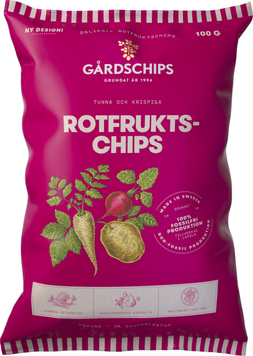 Rotfruktschips