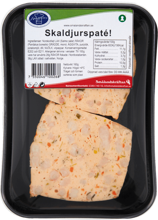Skaldjurspaté Skivad