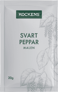 Svartpeppar malen