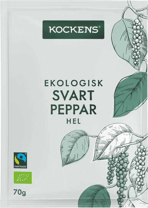 Svartpeppar hel EKO Fairtrade