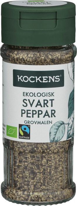 Svartpeppar Grovmalen EKO/Fairtrade