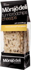 Tunnbrödchips Cheezps Västerbottensost Gräslök Mörsjö Deli