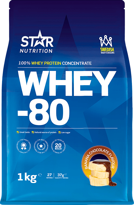 Proteinpulver Whey -80 Chokladbanan