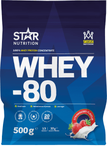 Proteinpulver Whey -80 Strawberry