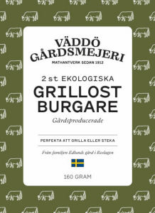 Väddö Grillostburgare EKO/KRAV
