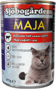 Oxkött Kattfoder Kattmat Vått