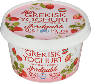 Yoghurt Äkta Grekisk Jordgubb 0%