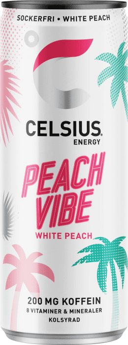 Energidryck White Peach