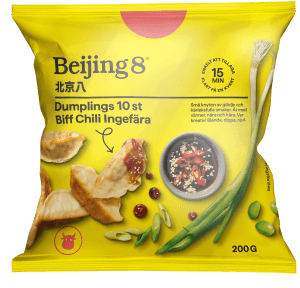 Dumplings Biff, Chili & Ingefära Fryst 10-p