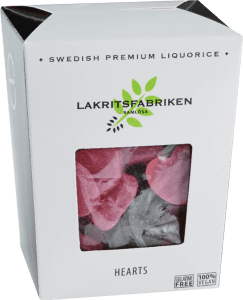 Hearts Raspberry Liquorice