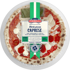 Pizza Caprese Färsk