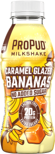 Proteinmilkshake Caramel Glazed Bananas