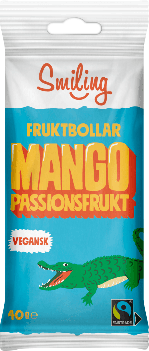 Fruktbollar Mango & Passionsfrukt Fairtrade