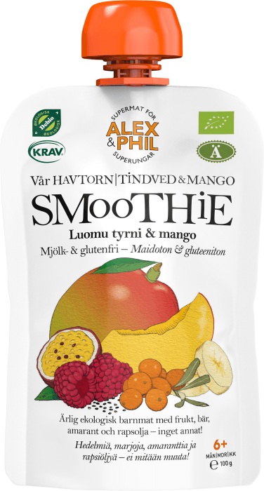 Smoothie Mango & Havtorn 6 mån Eko KRAV