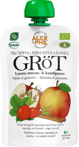 Gröt Äpple, Nypon & Kanel 6 mån Eko KRAV