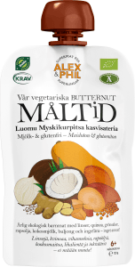 Butternutsquash & Kokosmjölk 6 mån Eko KRAV