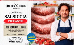 Färskkorv Salsiccia Piccante 96% Kötthalt