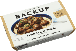 Svenska Köttbullar i Gräddsås 2-3 Port Fryst