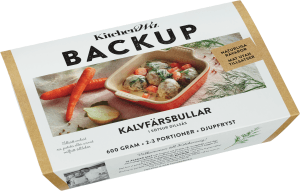 Kalvfärsbullar i Sötsur Dillsås Fryst