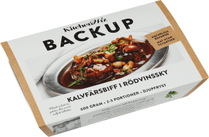 Kalvfärsbiff i Rödvinssky Fryst