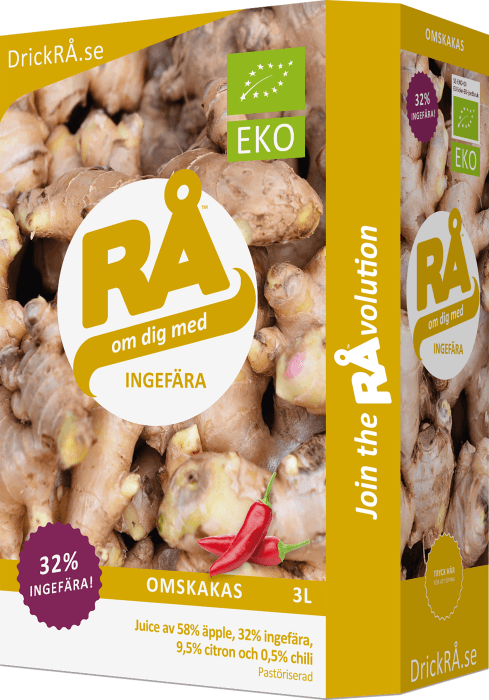 saft Juice Ingefära Bag-In-Box Ekologisk