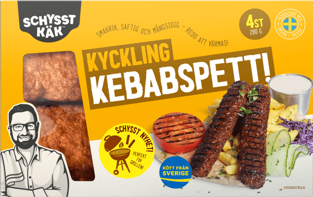 Kycklingkebabspett Schysst käk