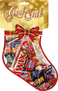 Julstrumpa med Godis Stor