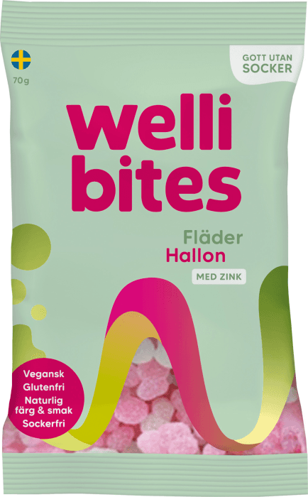 Godis Fläder & Hallon Sockerfri