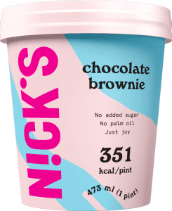 Glass Chocolate Brownie