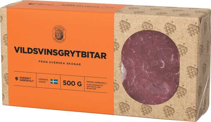 Vildsvinsgrytbitar Fryst