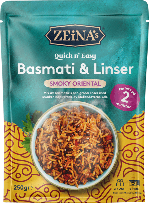 Basmatiris & linser Smoky oriental