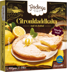 Citronkladdkaka Fryst