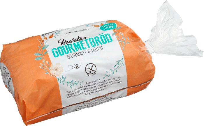 Gourmetbröd Glutenfritt Fryst